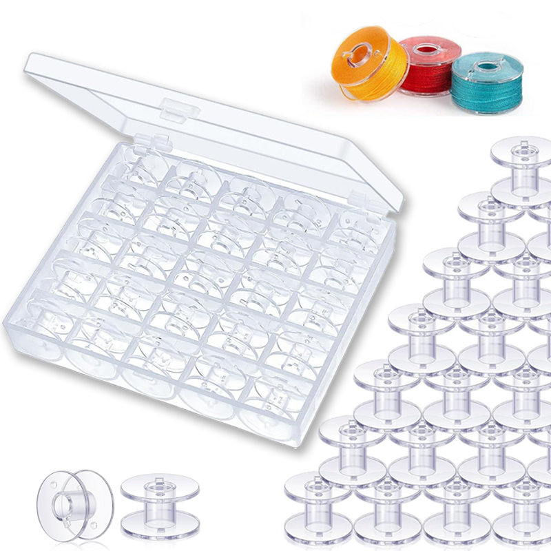 Sewing Gauge Ruler - 25 szt. Zestaw szpulki do nici